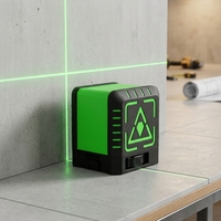 Niveau laser portable mini auto-nivelant à lignes croisées pour la mesure intérieure