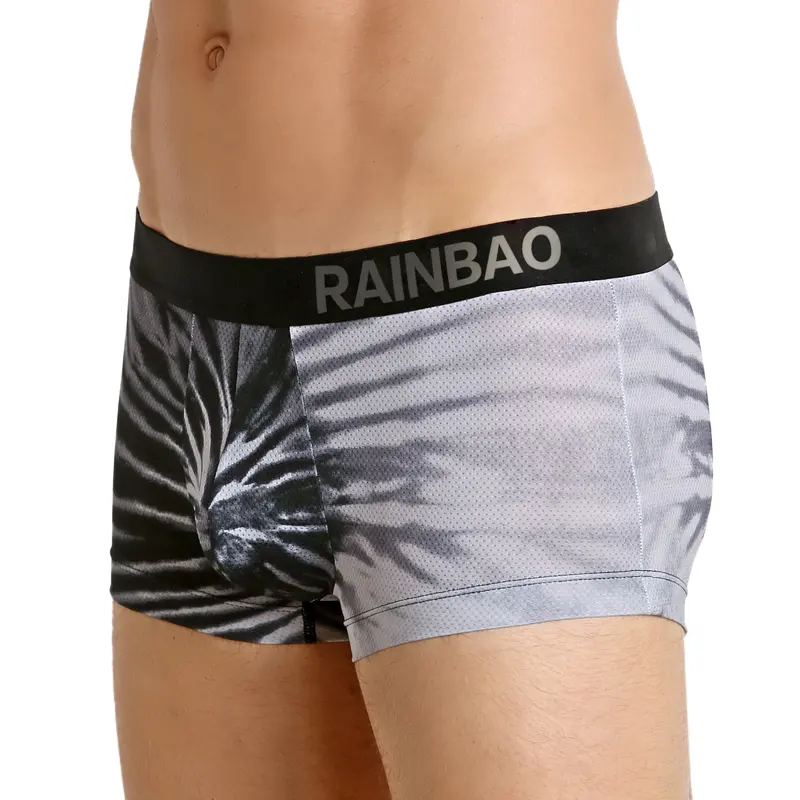 Wholesale Cheap Good Elasticity Mens Underwear Custom Boxers Logo Pull On Closure Boxer Shorts For Men