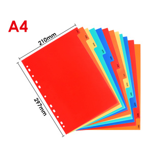 Divisori per Raccoglitori Foska 8.3 X 11.7\" Formato A4 con 11 Fori in Plastica PP, Indici Mensili da Gennaio a Dicembre per Scuola, Lavoro e Ufficio - Product Image 5