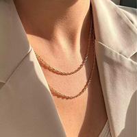 Collier de luxe en or massif 18 carats, fabrication italienne, chaîne maillons grain de café Au750, longueur personnalisable, bijoux raffinés