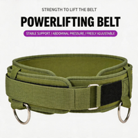Ceinture de musculation personnalisée pour haltérophilie, vente en gros, ceinture de soutien ajustable pour la gym
