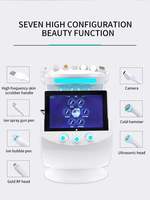 Appareil d'exfoliation microcristalline pour le visage, technologie intelligente de glace bleue pour le nettoyage de la peau et le traitement de l'acné