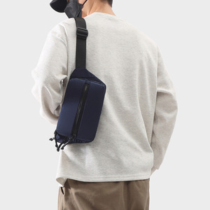 Bolsa de Poliéster con Logotipo de Marca Personalizado, Ligera, Delgada, en Forma de Caja, Material Oxford, Impermeable, con Bolsillo con Cremallera, para Viaje, Riñonera - Product Image 5