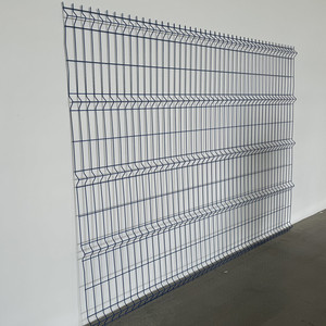 Hàn tấm Panel PVC hàng rào 3D uốn cong dây lưới tam giác hàng rào với Đào vuông Vòng bài thép vườn hàng rào nhà máy trực tiếp - Product Image 3