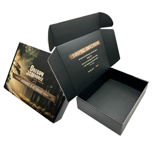 Cajas de Cartón para Envíos Personalizadas, Cajas de Embalaje de Papel Corrugado con Flauta <span class=keywords><strong>E</strong></span>/<span class=keywords><strong>F</strong></span>/B/A/C/Ab, Cajas de Envío Negras para el Mercado de Productos para la Salud - Product Image 3