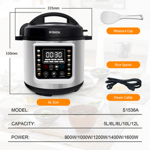 Meilleure <span class=keywords><strong>autocuiseur</strong></span> électrique 6QT 17-en-1 <span class=keywords><strong>multifonction</strong></span> à chauffage instantané avec grand écran tactile, cuiseur à riz professionnel en gros - Product Image 6