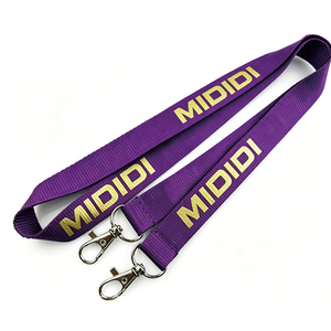 Lanière en polyester personnalisée avec logo sérigraphié Or Métallique Pantone 871C, pour moto et <span class=keywords><strong>porte</strong></span>-clés de voiture - Product Image 6