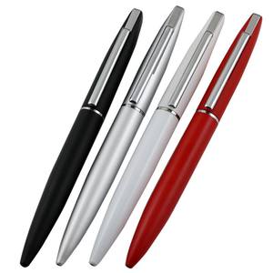 Bolígrafo Metálico Deportivo Negro y Rojo de Marca Personalizada OEM con Logotipo Personalizado para Empresas - Product Image 1