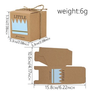 Scatola per Caramelle in Stile Europeo, Nuova Confezione Regalo per Matrimonio, Scatola Creativa per Laurea e Primo <span class=keywords><strong>Compleanno</strong></span> del Bambino - Product Image 5