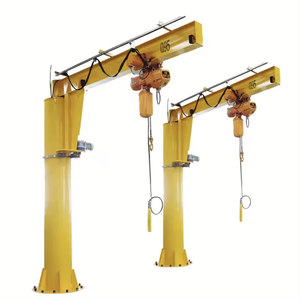 Heng Liyuan China Factory 1-3 Ton Electric Jib Crane 360 Degree Rotation <b>Engine</b>/Motor/Pump Electric Chain <b>Hoist</b> for Construction - Product Image 2