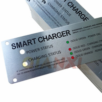 Placa de Identificación Metálica en Blanco, Aluminio Cepillado/Acero Inoxidable/Latón, Etiquetas Autoadhesivas Personalizadas