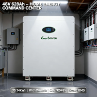 Baterai LiFePO4 30kWh 48V 628Ah untuk Sistem Panel Surya Tipe Berdiri Lantai dengan Roda