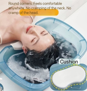 Nursing Bed With <b>Neck</b> Support Feature for Elderly & Pregnant Women Flat Shampoo Basin for Home Use & Patients - Product Image 5