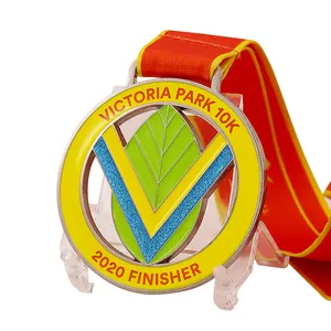 व्यक्तिगत चीनी आपूर्तिकर्ता चल मैराथन दौड़ पदक अनुकूलित स्मारिका की सालगिरह खेल का अंत पदक