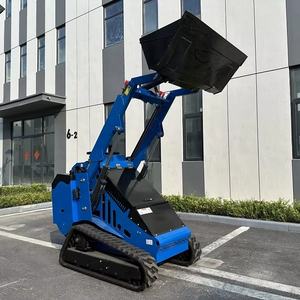 Gratis pengiriman selip Steer <span class=keywords><strong>Loader</strong></span> 4070mm tinggi operasi pemuat jejak kompak 3150mm ember Pin tinggi traktor pertanian pengganti - Product Image 3