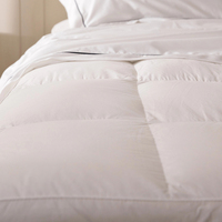 Luxuriöser Daunen-Pillow-Top-Matratzentopper mit verstellbarem Knopfband-System, weicher Baumwoll-Perkal-Bezug, Hotelqualität Federbett-Topper