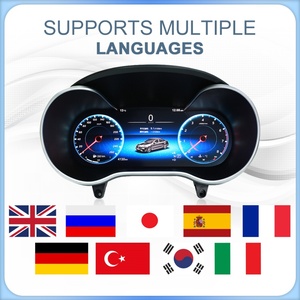 Navihua Auto Meter Digital Cluster Virtual Cockpit <b>for</b> Benz C GLC W205 X253 2015 2021 Auto <b>Speedometer</b> LCD Dashboard Instrument - Product Image 5