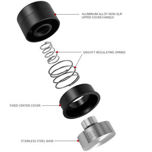 ชุดอุปกรณ์บาริสต้าระดับพรีเมียม ที่กดกาแฟแบบปรับระดับได้พร้อมสปริงในตัว - Product Image 6