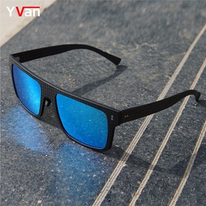Gafas de Sol Polarizadas de Alta Calidad, Modernas y de Lujo para Hombre, Logotipo Personalizado, Fibra de Carbono Real, Gafas de Sol de Moda - Product Image 1
