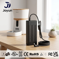 Adaptateur de chargeur rapide DC 12V 10A 120W ignifuge en matériau PC V-0 pour mangeoires pour animaux de compagnie, chargeur de batterie au lithium