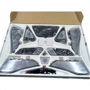 Altoparlante con Luce Ambientale Illuminata per BMW X5 G05 X7 G07, Altoparlante Bass per Porte Anteriori e Posteriori con Copertura Illuminata per Interni Auto - Product Image 2