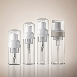 Wholesale 30ml 50ml 60ml 100ml 150ml 200ml PET Black White Transparent Clear Soap Foam <b>Pump</b> <b>Bottles</b> With Foamer <b>Pump</b> and Cap - Product Image 5