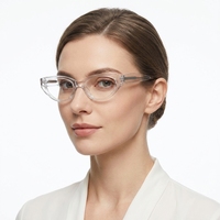 LBAshades LS032 Lunettes Anti-Lumière Bleue Oeil de Chat Tendance TR90 Unisexe Charnière Métallique Vintage pour Adultes Femmes Diamant