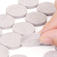 Protections de pieds de meubles en nylon autocollantes antidérapantes écologiques silencieuses pour chaises, tapis de sol, tables basses en bois personnalisées