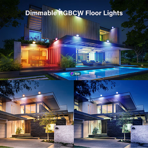 Projecteur LED RGB extérieur étanche IP66 avec té<span class=keywords><strong>l</strong></span>écommande, lampe murale à intensité variable, 16 couleurs, 4 modes, garantie 3 ans, prise - Product Image 5