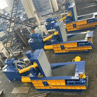 Presse à briquettes hydraulique pour copeaux de fer, aluminium et métaux, capacités 100T, 200T, 300T