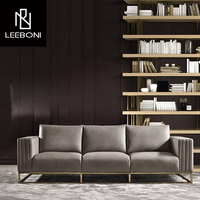 Best-seller Canapé de style européen 123 places Mobilier italien Canapé de luxe pour salon