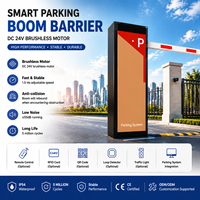 Barrera de Acceso Automática para Estacionamiento, Motor sin Escobillas DC24V, Sistema Inteligente de Control de Acceso de Vehículos, Barrera de Puerta para Gimnasios y Edificios de Oficinas