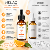 Sérum Visage à la Vitamine C Coréen Anti-Âge Blanchissant Nourrissant Hydratant Marque Blanche Personnalisée pour Peau