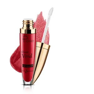 Popular Color 18 Shimmer lip gloss make-up waterproof long-lasting glow liquid lip balm improves lip color