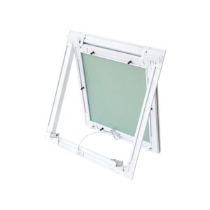 Plaque d'accès dissimulée carrée en alliage d'aluminium avec loquet magnétique tactile pour plafond en plaques de plâtre, extérieur et sous-sol - Product Image 6