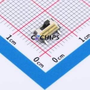 MS-22C01-G010 Slide Switch SMD Switch Double Pole Double Throw Rectangle Pin Header Gull Wing Type 7mm - Product Image 1