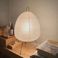 ENSEMBLE LED Lampes de table Lampes en papier de riz Lumières d'ambiance Lampes d'ambiance Art Lampes japonaises Lampes en papier chaudes Lanterne