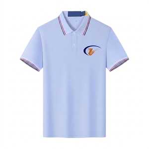 Chemises <span class=keywords><strong>polo</strong></span> en coton brodées pour hommes, personnalisation en gros, chemise <span class=keywords><strong>polo</strong></span> d'affaires à manches courtes pour homme - Product Image 1