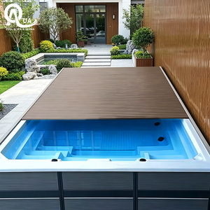 Couverture de piscine automatique Water Crown, robuste et durable, pour piscines enterrées extérieures - Product Image 2