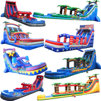 Toboggan aquatique gonflable en PVC résistant pour adultes, qualité commerciale, intérieur/extérieur, événements festifs, école, enfants, adultes