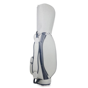 NUEVA Bolsa <span class=keywords><strong>de</strong></span> <span class=keywords><strong>Golf</strong></span> Portátil <span class=keywords><strong>de</strong></span> Paja y Cuero <span class=keywords><strong>de</strong></span> Alta Calidad KJ 2027, Ligera, con Cierre <span class=keywords><strong>de</strong></span> Cremallera, No Impermeable, Personalizable - Product Image 3