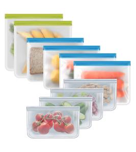 Sacs à sandwich réutilisables étanches HANSUN, sacs de conservation alimentaire sans BPA, épais pour les voyages - Product Image 1