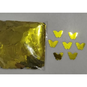 Migliore vendita carta Confetti 1Kg farfalla metallizzato <span class=keywords><strong>Spara</strong></span> Coriandoli argento a prova di fiamma per festa - Product Image 1