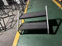 Escalier mobile pliable à hauteur fixe, marches portables