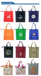 Sac isotherme personnalisable pliable en non-tissé avec fermeture éclair pour réfrigérateur et courses (boissons et conserves) - Product Image 4