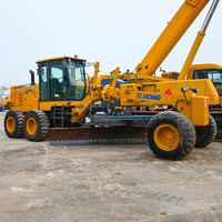 Niveleuse à moteur SHANTUI SG17B6 170 CV 14,8 tonnes pour la construction routière, le nivellement des sous-sols et l'entretien des routes