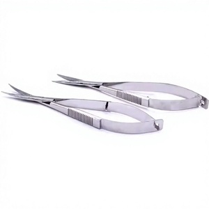 Juego de Tijeras de Acero Inoxidable con Hoja Curva, Afiladas, para Cortar Uñas, Cutículas y Cejas, para Diestros, Duraderas - Product Image 6