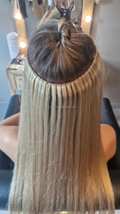 Calidad de Salón Europeo doble dibujado cabello virgen queratina punta plana extensión de cabello al por mayor directo de fábrica cabello humano Real - Product Image 3