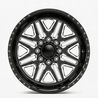 Rines Forjados Personalizados para Camioneta, Diseño Cóncavo Profundo, Pulidos, 22X10 26X12 30X16 24X14, con 8X170 8X180 6X135 para Ford F150 F250