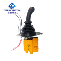 Vanne pilote hydraulique Genhorizon DXS-00 10,3 kg, commande à levier unique, montage à bride à 45 degrés, pièces pour chargeuses sur pneus